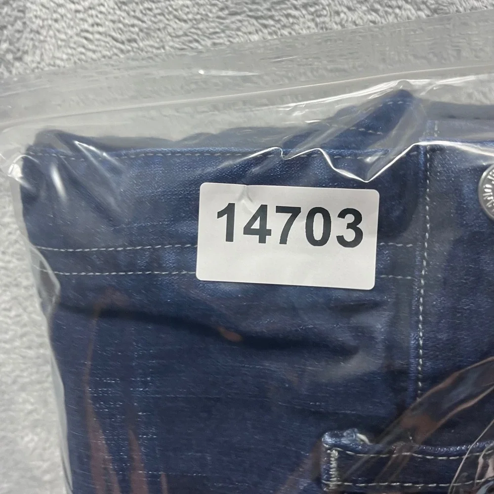 True Religion Rocco Relaxed Skinny Jeans Mens‎ 42 Dark Wash Indigo Denim